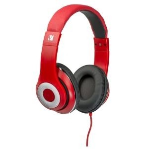 Verbatim Classic Wired Over-the-head Stereo Headset - Red