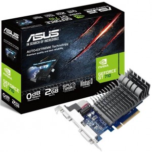 ASUS GeForce GT 710 2GB Silent Video Card 710-2-SL-BRK