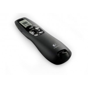 LOGITECH 910-001358 R800 Laser Presentation Remote LCD display time tracking 30m Range, 2.4GHz Instuitive slideshow controls ~MILT-R700PRO 910-003508