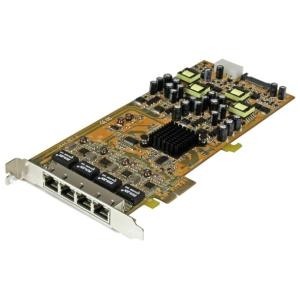StarTech 4 Port Gigabit PoE PCIe Network Card