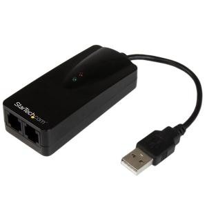 StarTech External USB Fax Modem - 2-port - 56K