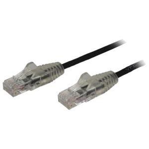 StarTech Cable - Black Slim CAT6 Patch Cord 0.5m