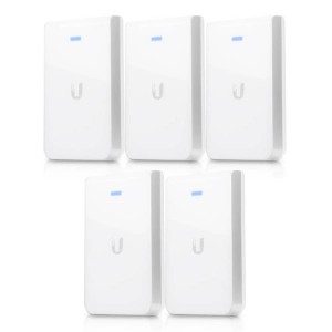 Ubiquiti UniFi 802.11AC In-Wall Access Point with Ethernet port 5 Pack UAP-AC-IW-5