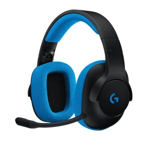 Logitech G233 Prodigy Wired Gaming Headset, Black and Blue