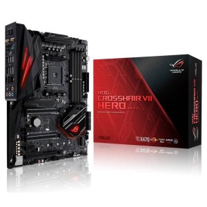 Asus AMD ROG X470 ATX Gaming Motherboard with M.2 RGB DDR4 Wifi dual M2 WiFi ROG CROSSHAIR VII HERO (WI-FI)