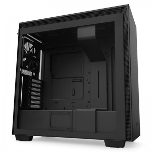 NZXT H710 Tempered Glass Mid-Tower E-ATX Case - Matte Black