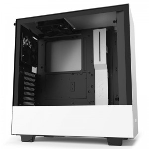 NZXT H510 Tempered Glass Mid-Tower ATX Case - Matte White