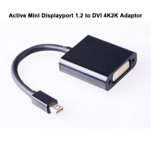 Active Mini Displayport 1.2 to DVI 4K2K Adaptor