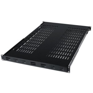 STARTECH ADJSHELF 1U 19.5 to 38in Adjustable Mounting Depth Vented Rack Mount Shelf - 175lbs / 80kg - 27.5in Deep - Add a sturdy adjustable mounting depth (19.5 to 38in) shelf into almost any server rack or cabinet - Vented Rack Mount Shelf - Rackmount Sh