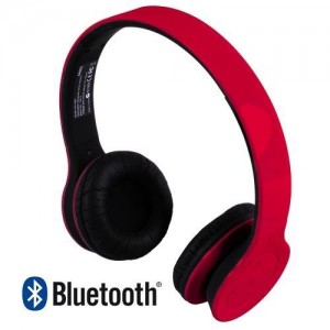 Laser Pulse Headset Stereo Bluetooth Red
