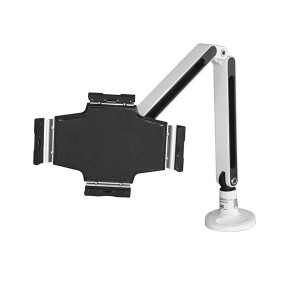 STARTECH ARMTBLTIW Desk-Mount Tablet Arm - Articulating - For 9" to 11" Tablets - iPad or Android Tablet Holder - Lockable - Steel - White - Securely mount your 9" to 11" iPad or Android tablet and adjust the position with an articulat