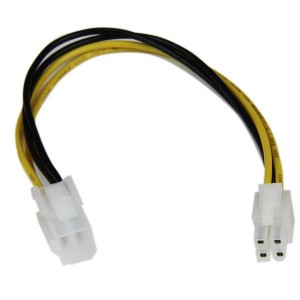 STARTECH ATXP4EXT .COM 8" (20.3CM) 4 PIN P4 CPU POWER EXTENSION - POWER EXTENSION CABLE LTW