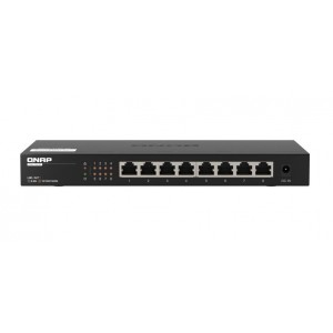 QNAP QSW-1108-8T, 8 port 2.5Gbps auto negotiation (2.5G/1G/100M), unmanagement switch, 2 Yr WTY
