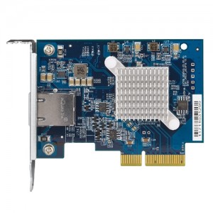 QNAP QXG-10G1T SINGLE PORT 10GbE NETWORK CARD, LOW PROFILE (PCIe GEN3 X4)