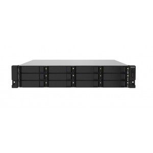 QNAP TS-1232PXU-RP-4G 12-Bay 2U rackmount NAS Cortex-A57 quad-core 1.7GHz CPU, 4GB DDR4 UDIMM RAM (max 16GB), SATA 6Gb/s, redundant PSU,3y wty (no RAIL incl)