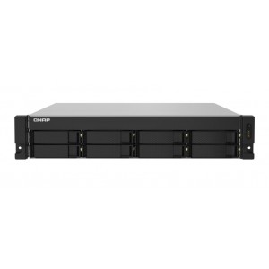 QNAP TS-832PXU-RP-4G 8-Bay 2U rackmount NAS Cortex-A57 quad-core 1.7GHz CPU, 4GB DDR4 UDIMM RAM (max 16GB), SATA 6Gb/s, redundant PSU,3y wty (no RAIL incl)