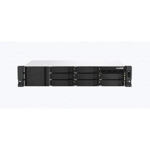 QNAP TS-873AeU-RP-4G, 8-bay short-depth rackmount NAS, AMD Ryzen V1000 series V1500B 4C/8T 2.2GHz, 4GB DDR4 SODIMM RAM, 3y wty (no RAIL)