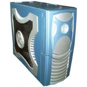 XClio Gamer ATX Midi Case - BLUE w/o PSU Therm& noise reduction (LS)