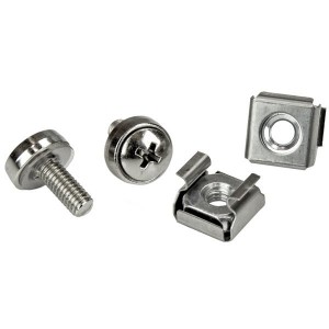 STARTECH CABSCRWM520 .COM M5 RACK SCREWS AND M5 NUTS - M5 CAGE NUTS AND SCREWS - 20 PACK LTW
