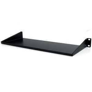 STARTECH CABSHELF1U 1U Server Rack Shelf, Universal Rack Mount Cantilever Tray for 19" Network Equipment Rack, Heavy Duty Steel, 7" (17.8cm) Deep - 1U 19in server rack cabinet shelf 7in deep - EIA/ECA-310 Cantilever tray w/universal fit in Data/