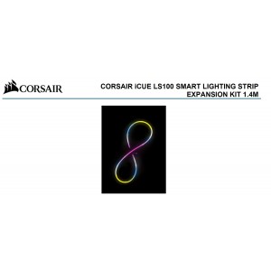CORSAIR CD-9010005-WW iCUE LS100 Smart Lighting Strip Expansion Kit 1x 1.4 Meter 84 Individually Addressable LED