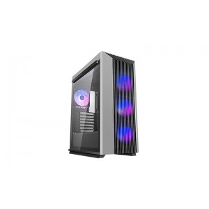 Deepcool CL500 4F-AP High Airflow Mid-Tower ATX Case Mesh Front Panel, Tempered Glass Side Panel, 4 Pre-installed A-RGB Fans