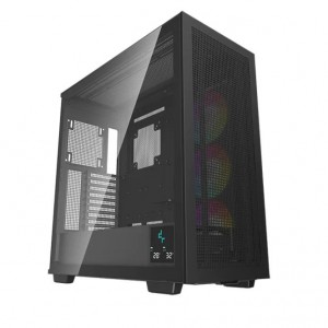 DEEPCOOL R-MORPHEUS-BKAPA1-G-1 MORPHEUS Modular High Airflow ATX Case, 1xPre-Installed Fans, USB3.0×4, Audio×1, Type-C×1