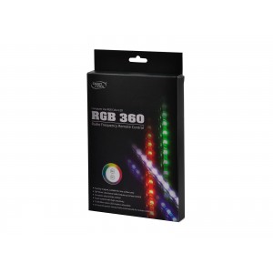 DEEPCOOL RGB 360 RGB Colour LED 360 Strip Lighting Kit (Magnetic), 16.8 Million Colours, Omni Radio(EOL)