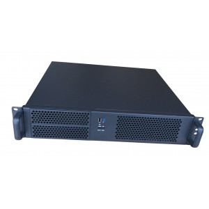 TGC Rack Mountable Server Chassis 2U 390mm Depth, 2x Ext 5.25' Bay, 4x Int 3.5' Bays, 4x Low Profile PCIE Slots, MATX MB, ATX PSU