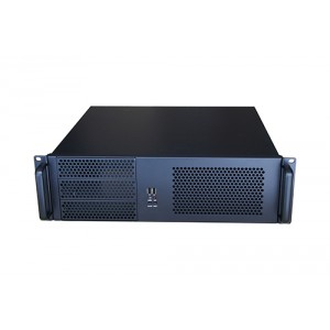 TGC Rack Mountable Server Chassis 3U 390mm, 6x 3.5" Fixed Bays, up to mATX Motherboard, 4x FH PCIe, ATX PSU Required