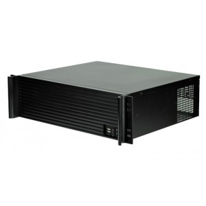 TGC Rack Mountable Server Chassis 3U 380mm Depth, 7-8x Int 3.5' Bays, 4x Full Height PCIE Slots, ATX PSU/MB