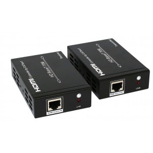 Astrotek HDMI Extender over RJ45 CAT5 CAT6 LAN Ethernet Network Converter Splitter for Foxtel Support 40m 4Kx 2K@30hz or 70m 1080p LS