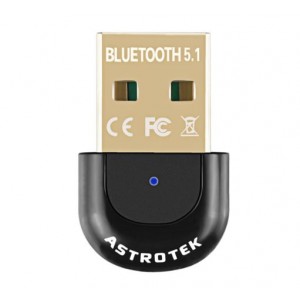 Astrotek AT-USB-BLUETOOTH5 Mini USB Bluetooth Receiver Dongle Wireless Adapter V5.0 3Mbps for PC Laptop Keyboard Mouse Mobile Headset Headphone Speaker