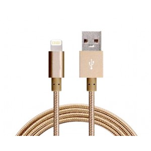Astrotek 1m USB Lightning Data Sync Charger Gold Color Cable for iPhone 7S 7 Plus 6S 6 Plus 5 5S iPad Air Mini iPod