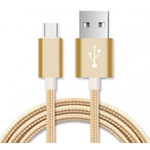Astrotek 3m Micro USB Data Sync Charger Cable Cord Gold Color for Samsung HTC Motorola Nokia Kndle Android Phone Tablet & Devices