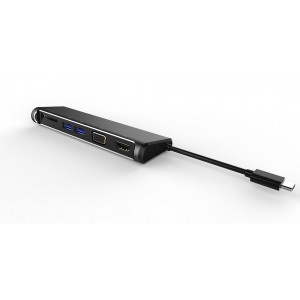 Astrotek All-in-One Dock 2 Multi-Port Hub Thunderbolt USB-C 3.1 Type-C to HDMI+VGA+2xUSB3.0+Card Reader for Macbook Pro Air 2019 & Windows