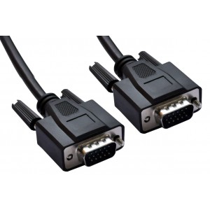 Astrotek VGA Cable 10m - 15 pins Male to 15 pins Male for Monitor PC Molded Type Black ~CB8W-RC-3050F-10