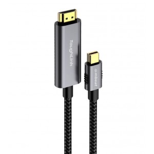 mbeat® 'Toughlink' 1.8m Braided Mini DisplayPort to HDMI Cable