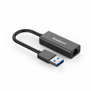 Simplecom NU303 USB 3.0 to Gigabit Ethernet RJ45 Network Adapter Aluminium
