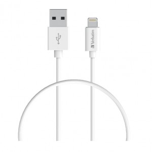 Verbatim Charge & Sync USB-C Cable 1m - White USB C to USB A