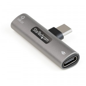 StarTech USB C Audio Charge Adapter with 60W PD