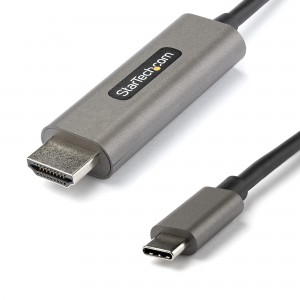 StarTech 3ft USB C to HDMI Cable 4K 60Hz HDR10
