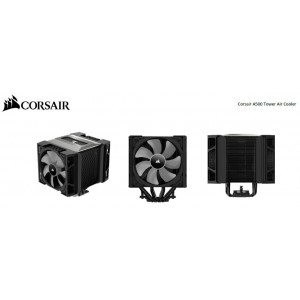 Corsair A500 Tower Dual Fan Air CPU Cooler. ML120 PWM Fan x 2.  Intel LGA 1200/1150/1151/1155/1156 / 2011/2011-3/2066 AMD AM4/AM3/FM2/FM1 Ryzen 9