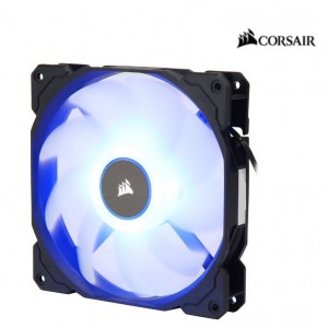 Corsair Air Flow 140mm Fan Low Noise Edition / Blue LED 3 PIN - Hydraulic Bearing, 1.43mm H2O. Superior cooling performance and LED illumination