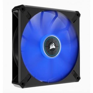 Corsair CO-9050125-WW ML ELITE Series, ML140 LED ELITE, 140mm Magnetic Levitation Blue LED Fan with AirGuide, Single Pack