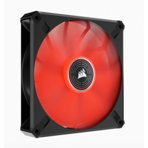 Corsair CO-9050123-WW ML ELITE Series, ML140 LED ELITE, 140mm Magnetic Levitation Red LED Fan with AirGuide, Single Pack
