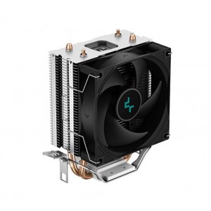 DEEPCOOL R-AG200-BKNNMN-G AG200 Compact Single-Tower CPU Cooler , 2 Copper Heat Pipes, 92 mm FDB PWM Fan, Intel LGA1851/1700/1200/1151/1150/1155 AM5/AM4