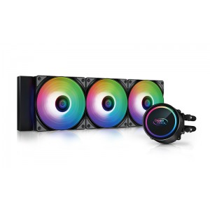Deepcool GAMMAXX L360 A-RGB CPU Liquid Cooler, Anti-Leak, E-Shape Design, 3xARGB PWM Fan Included, Intel LGA2066/2011-v3/2011/1200 AMD AM4/AM3+/AM2