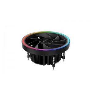 Deepcool UD551 ARGB CPU Cooler for AMD AM4 Top Flow Cooling Solution, 136mm Fan, ARGB LED Ring, Motherboard Sync Support