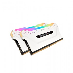 Corsair Vengeance RGB PRO 16GB (2x8GB) DDR4 3000MHz C15 Desktop Gaming Memory White